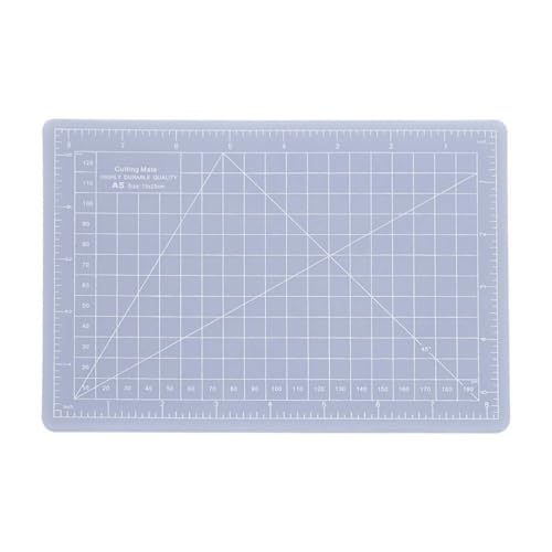 A5 Translucent Cutting Board – Self-Healing Craft Mat for Quilting, Rubber Stamp & Model Making, Non-Slip Non-Reflective Surface(S) - size: 8.7"L x 5.9"W