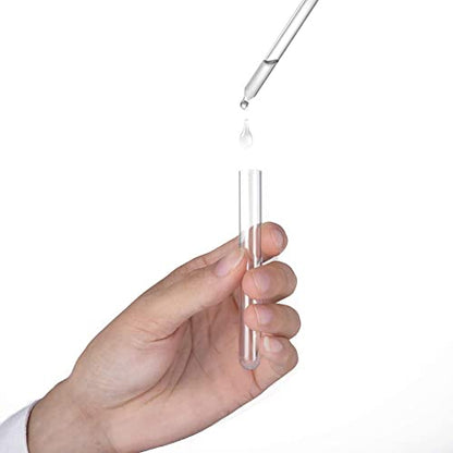 Joyclub 100pcs 12x100mm Clear Plastic Test Tubes with Caps for Scientific Experiments, Halloween, Christamas, Scientific Themed Kids Birthday Party Supplies, Decorate The House, Candy Storage - style: Modern