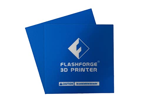 Blue Heated Bed Print Sticker for Build Plate Flashforge Finder 3D Printer 157 x 157mm (2)