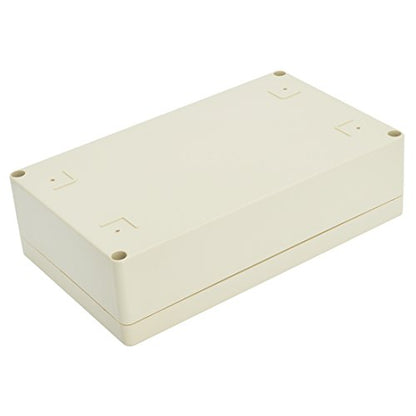 LeMotech Waterproof Dustproof IP65 ABS Plastic Junction Box Universal Electric Project Enclosure Pale Gray 7.9 x 4.7 x 2.2 inch (200 x 120 x 56 mm) - size: 7.9"x4.7"x2.2"