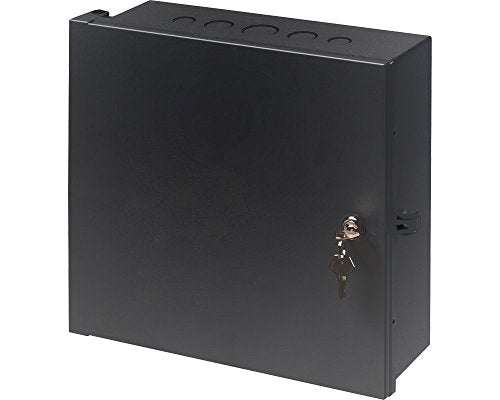 Arlington Industries EB1212BL-1 Electronic Equipment Enclosure Box (Pack of 1), 12" x 12" x 4", Black - style: 12" x 12" x 4" (Black)
