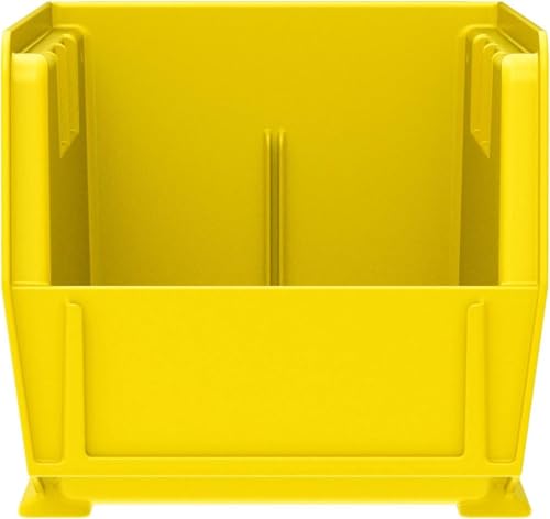 Akro-Mils 30230 AkroBins Plastic Storage Bins, 11"x5"x5", Yellow, 12-Pack - color: Yellow