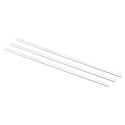 MECCANIXITY 3.3 Borosilicate Glass Stick 9.84" Length 5mm Dia Stir Rod,3Pcs - size: 9.84"