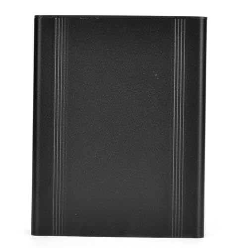 Aluminum Alloy Enclosure Set - Die-Cast Project Box for Electronics with Heat Dissipation, Sandblast Black Finish 4.33x 3.46x1.5in