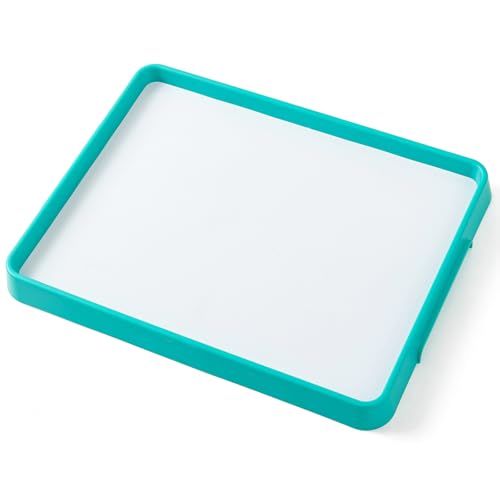 Magnetic Board for Kids - Magnetic Dry Erase Tray (Cyan) - color: Cyan