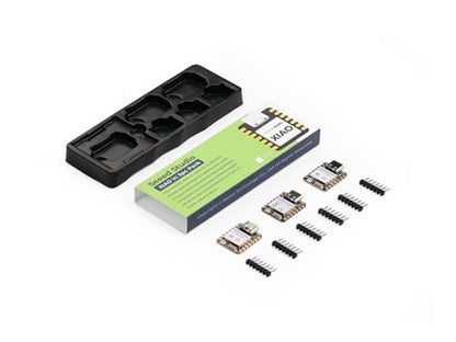 XIAO ESP32C6 3PCS Pack - 2.4GHz Wi-Fi 6, BLE 5.0, Zigbee, Matter, Thread, onboard Antenna and External Antenna Interface - color: ESP32C6, size: 3PCS