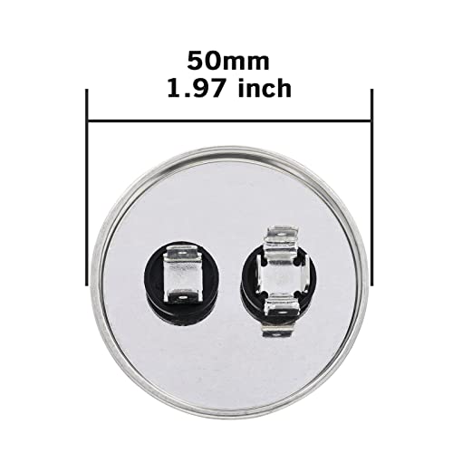 VEXUNGA 30uF 30 MFD 370VAC 440VAC 450VAC 50/60Hz CBB65 CBB65B C65R Run Start Capacitor for AC Unit Fan Motor Start or Pool Pump or Air Condenser Straight Cool - style: [V02] 30uF Round