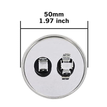 VEXUNGA 30uF 30 MFD 370VAC 440VAC 450VAC 50/60Hz CBB65 CBB65B C65R Run Start Capacitor for AC Unit Fan Motor Start or Pool Pump or Air Condenser Straight Cool - style: [V02] 30uF Round