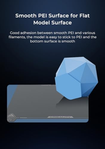 Creality K1C Smooth PEI Build Plate Printing Platform Board High-Strength PEI Plate Build Surface for Creality K1C 3D Printer 235x235mm - style: K1C Smooth PEI Build Plate