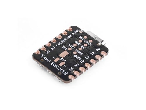Seeed Studio XIAO ESP32-C5 Development Board, 2.4/5GHz Dual-Band Wi-Fi 6 - color: ESP32C5, size: 1PCS