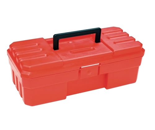 Akro-Mils 12-Inch ProBox Plastic Toolbox for Tools, Hobby or Craft Storage Toolbox, Model 09912, (12-Inch x 5-1/2-Inch x 4-Inch), Red - size: 1 Pack