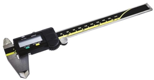 500-196-30 Caliper 6″ (150 mm) – High-Precision AOS Encoder, .0005″/0.01 mm Resolution, Imperial/Metric Conversion, Durable Stainless Steel Construction