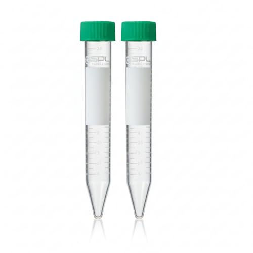 SPL 15ml Polystyrene Conical Centrifuge Tubes with PP Racks(Random Color), 25/Rack, Sterile to SAL 10-6, Case of 500 Max 3,000 g
