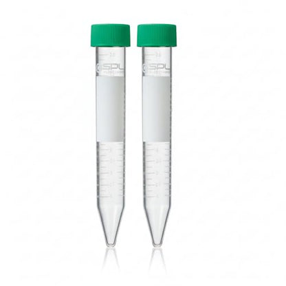SPL 15ml Polystyrene Conical Centrifuge Tubes with PP Racks(Random Color), 25/Rack, Sterile to SAL 10-6, Case of 500 Max 3,000 g