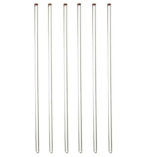 Glass Measuring Low Form Beaker Set 50ml 100ml 250ml Thick Glass Graduated Measuring Cylinder Set 5ml 10ml 50ml 100ml Glass Stirring Rod 12" Long
