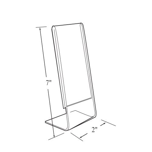 Azar 112767 L-Shape 2-Inch Width by 7-Inch Height Sign Holder-For Photo Booth Photos, 10-Piece Set - size: 2 In W x 7 in H Vertical