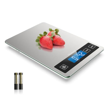 Nicewell Food Scale 22lb Digital Kitchen Scale for Cooking Baking - color: Silver
