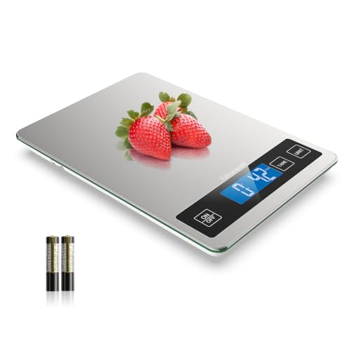 Nicewell Food Scale 22lb Digital Kitchen Scale for Cooking Baking - color: Silver