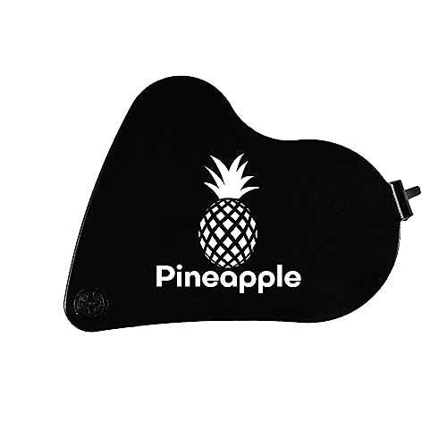 Pineapple 30X 60X Jewelers Loupe Magnifier with Light, Lighted Magnifying Glass Jewelry Loop, Pocket Magnifier for Coins, Jewelry, Plants, Currency, Diamonds, Stamps (Black)
