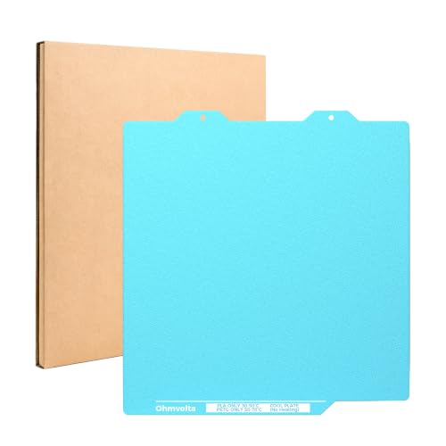 184 * 184mm Cool Build Plate for Bambu Lab A1 Mini 3D Printer,Upgraded Cold Low Temperature,Double-Sided Textured Printing Platform with UltraTack Coating,No Heat & No Glue Required - size: 184 * 184mm