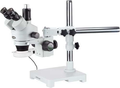 AmScope SM-3T-54S Professional Trinocular Stereo Zoom Microscope, WH10x - style: SM-3T-54S_FBA
