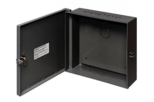 Arlington Industries EB1212BPBL-1 Electronic Equipment Enclosure Box with Backplate (Pack of 1), 12" x 12" x 4", Black - style: 12 x 12 x 4 (Black)