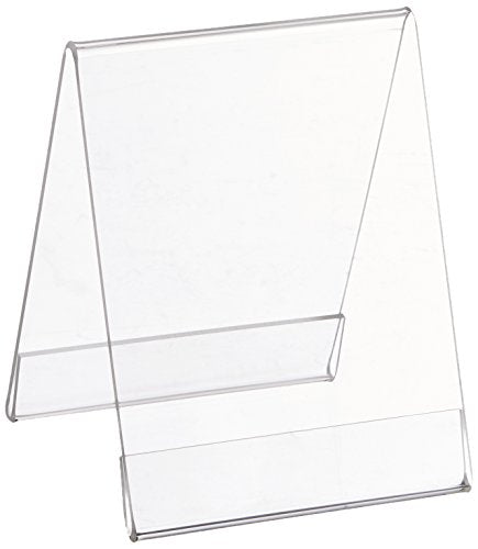 Azar Displays 192813 4.25" W x 5.5" H 2-Sided Nameplate (pack of 10) - size: 4.25 in. W x 5.5 in. H