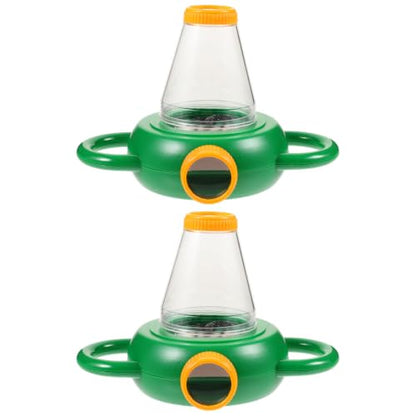 KESYOO 2Pcs Portable Insect Observation Box with Magnifying Lens for Kids