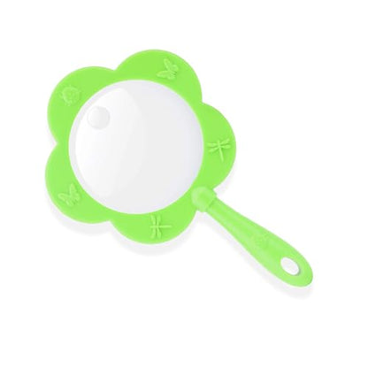 Kids Flower Magnifying Glass Handheld Magnifier for Outdoor Exploration
