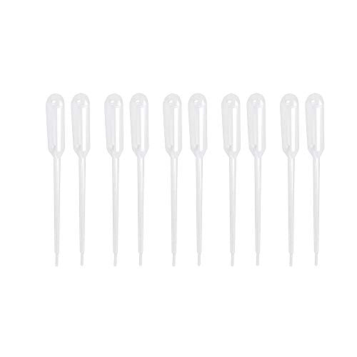 Yesallwas Plastic pippets Dropper 2ml 100Pcs, Large Pipette Dropper for Lab Measuring and distributing Liquid (2ml 100pcs) - size: 2ml 100pcs