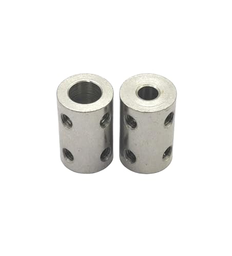 5Pcs 5mm to 8mm Bore Rigid Coupling Set,Steel Rigid Motor Shaft Coupler Adapter with Screws for CNC Machine 3D Printer RC Motor Accessories and DIY - size: 5mm to 8mm