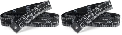 Win Tape Set of 3 Soft Tape Measure, Black Color Sewing Tape Measure, Measuring Tape for Body and Cloth (152cm / 60'') (Pack of 2) - size: 152cm / 60'' (Pack of 2)