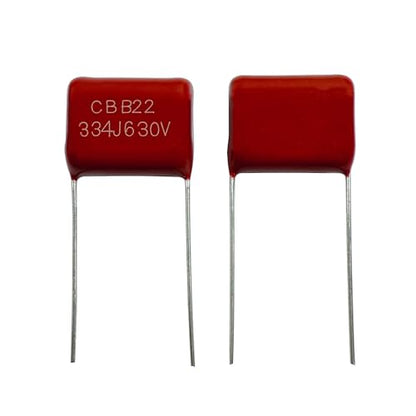 25 Values 250 Pieces Metallized Polypropylene Capacitor Kit CBB22 400V-630V - style: 400V-630V 250pcs