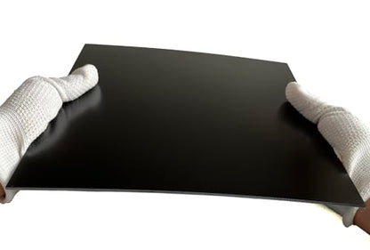 G10 Fiberglass Garolite 3D Printer Build Surface Plate Semi-Flexible Sheet 235mm/9.25"(Black Color),200/220/250/257/310/400mm Available - size: 235X235X2.0MM