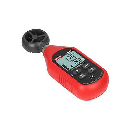 UNI-T Digital Anemometer UT363BT Handheld Wind Speed Meter Wind Chill Air Temperature Gauge -14° ~122°F /-10°C~50°C for HVAC Shooting Drone with LCD Backlit Max/Avg Data Hold - size: UT363BT