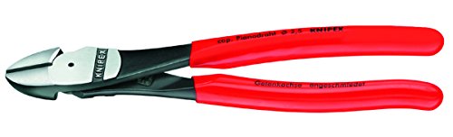 KNIPEX - 74 01 180 Tools - High Leverage Diagonal Cutters (7401180), 7-1/4 inches - style: 7.25-Inch