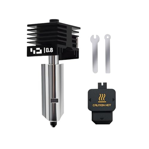 0.8MM H2D Hotend, Upgraded Hardened Steel Nozzle Print Head Hot End Assembly Kit for Bambu Lab H2D/A1/A1 Mini 3D Printer - style: 0.8mm Hotend (1PCS)