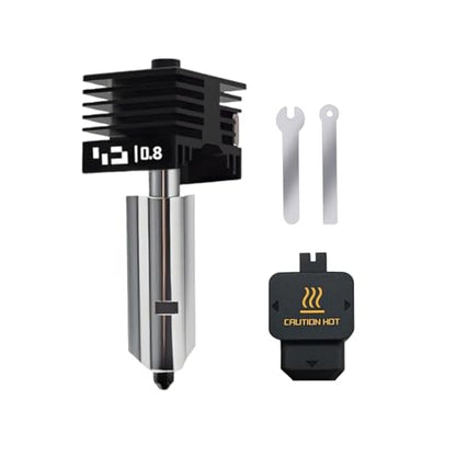 0.8MM H2D Hotend, Upgraded Hardened Steel Nozzle Print Head Hot End Assembly Kit for Bambu Lab H2D/A1/A1 Mini 3D Printer - style: 0.8mm Hotend (1PCS)