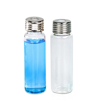 ALWSCI 20ml Borosilicate Clear Glass Screw Top Headspace Vial, 100 Pcs - size: 20ml 22.5*75 mm