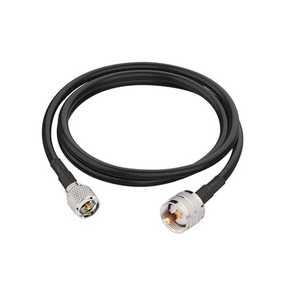 MINI-UHF Adapter MINI-UHF Male to PL259 UHF Male RG58 Cable 3.3 feet - color: UHF Male to MINI-UHF Male Cable