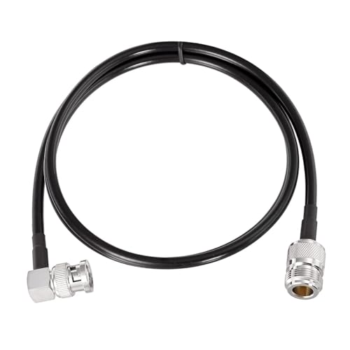 Superbat Type N to BNC Cable 3ft RG58 N Type Female to BNC Male Coax Jumper - style: n female to bnc male right