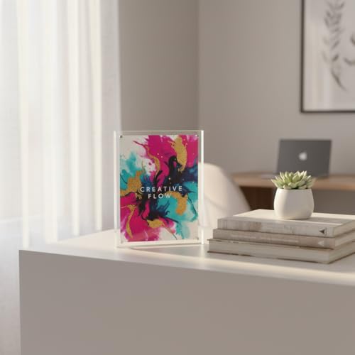 Azar Displays 104434 5-Inch by 7-Inch Vertical/Horizontal Block Frame - size: 5 in x 7 in Vertical/Horizontal