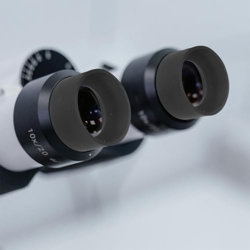 FUOYLOO Rubber Microscope Eyepiece Guards Soft Rubber Eye Shield for Binocular Eye Cups Compatible Microscope Models