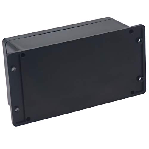 Project Box IP65 Waterproof Junction Box ABS Plastic Electrical Boxes DIY Electronic Project Case Power Enclosure with Fixed Ear 7.87 x 4.72 x 2.95 inch (200x120x75mm) - color: Black, size: 7.87"x4.72"x2.95"