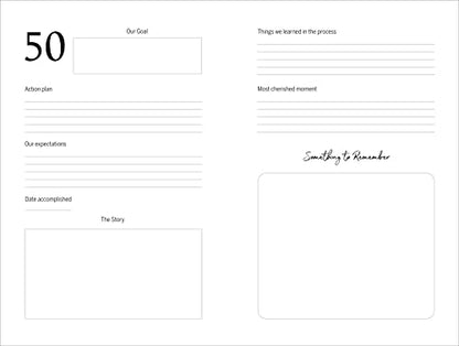 Our Bucket List: A Journal for Couples: Create Your Dream Life Together and Record Your Adventures