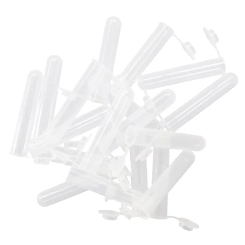 50pcs 10ml Centrifuge Tubes Clear Plastic Vials EP Lab Vials - style: 50pcs 10ml