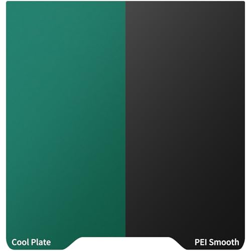 Upgraded Cold Plate & Smooth PEI Build Pate for Creality Hi Combo 280x265mm,Double Sided Textured Smooth Spring Steel Sheet Printed Bed Removable Platform for Creality Hi 3D Printer - size: 265x280mm