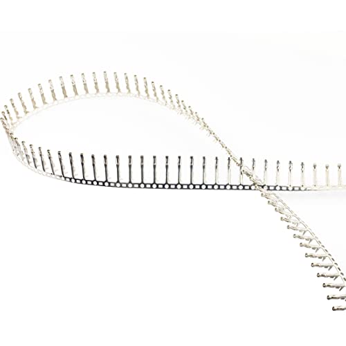 whiteeeen Total 400pcs (200 Pairs) Male and Female Pins Connector Kit fit for 2.54mm Connector Housing Jumper Wire Cable DIY Kit