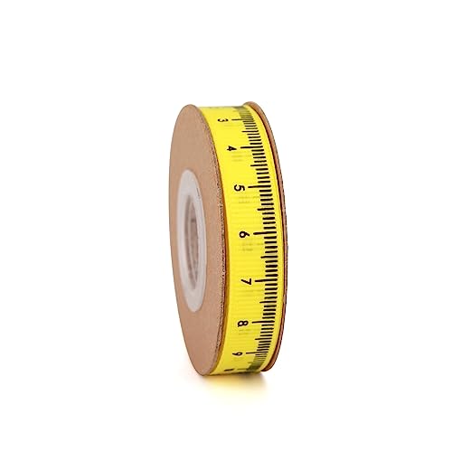Meseey Back to School Themed Grosgrain Ribbon Ruler School Bus Apple ABC Pencil Backpack Books Chalkboard Printed Craft Ribbons for Teacher Appreciation,Wreath,Gift Wrapping (Yellow Rules) - color: Yellow Ruler