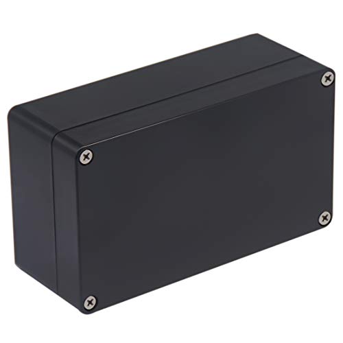 Project Box IP65 Waterproof Junction Box ABS Plastic Black Electrical Boxes DIY Electronic Project Case Power Enclosure 6.22x3.54x2.36 inch (158 x 90 x60 mm) - color: Black, size: 6.22"x3.54"x2.36"